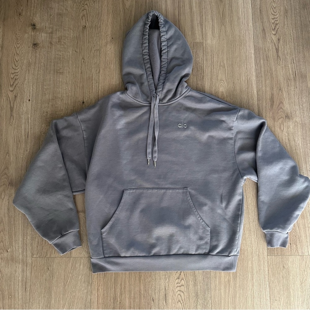 ALO Yoga purple Gray Hoodie
